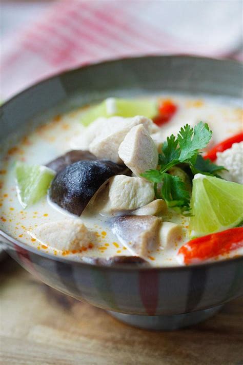 In thai, tom means soup or boiled, and kha means galangal, which is a member of the same family as ginger and turmeric. Tom Kha Soup - Rasa Malaysia