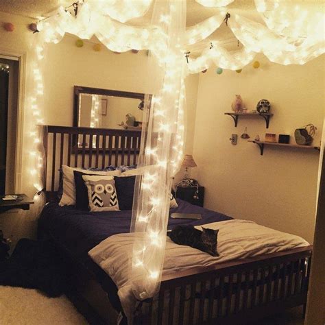 Make A Magical Bed Canopy With Lights Diy Projects For Everyone In