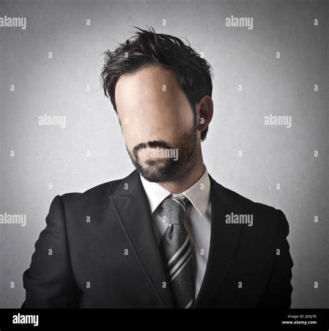 Businessman Without Face Stock Photo Alamy
