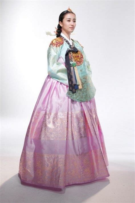 Hanbok Pakaian Tradisional Korea Model Pakaian Asia Mode Korea