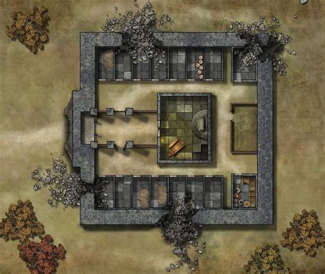 Old Monastary By Hero339 On Deviantart Fantasy Map Dungeon Maps