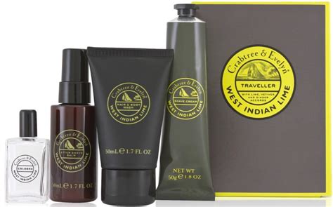 Crabtree And Evelyn Mens West Indian Lime Traveller T Set