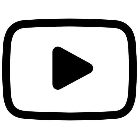 Youtube Logo Transparent Black
