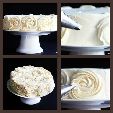 Rose Cake Tutorial By I Am Baker The Cake Directory Tutorials And