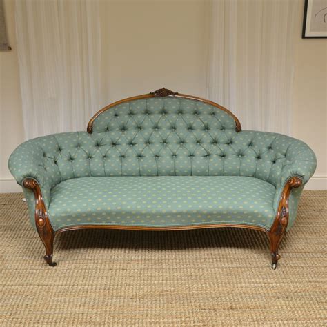 Exquisite Quality Victorian Walnut Antique Settee Sofa Antiques
