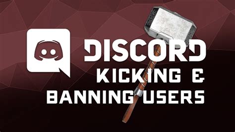 How To Ban And Kick Users From Your Discord Server Tutorial Youtube