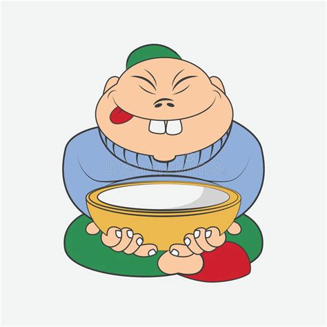Funny Cartoon Chinese Man Stock Vector Illustration Of Clipart 56696760