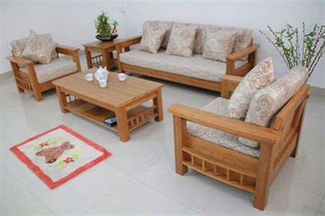 30 Gorgeous Furniture Design Wooden Sofa For Your Living Rooms
