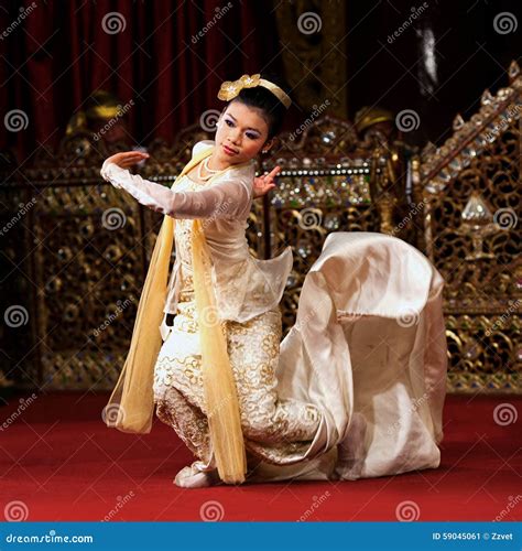 Myanmar Dance Editorial Photo Image Of Girl Nationality 59045061