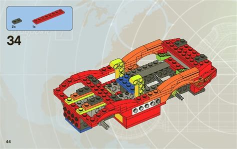 Bauanleitungen Lego 8484 Ultimate Build Lightning Mcqueen