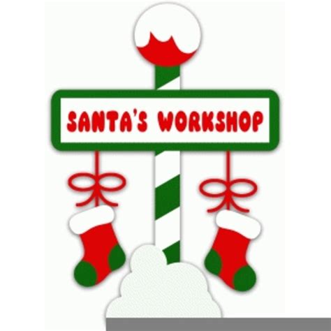 Clipart Santas Workshop Free Images At Vector Clip Art