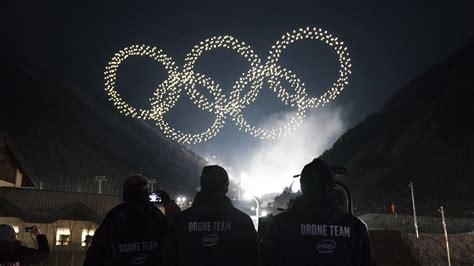 intel s drones broke a world record at the winter olympics opening ceremony techradar