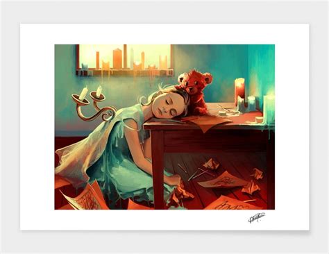 When She Was Six Art Print By Cyril Rolando Aquasixio Numbered