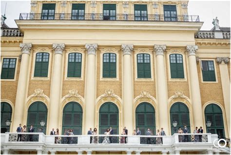 Mia Jesse Vienna Austria Schönbrunn Palace And Vineyard Wedding