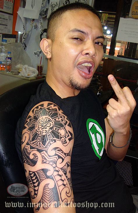 Immortal Tattoo Manila Philippines By Frank Ibanez Jr Pinoy Tattoo Filipino Tribal Tattoo