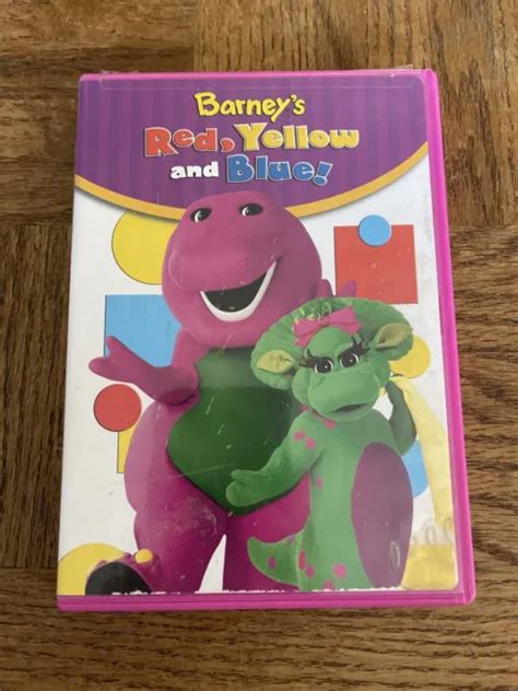 Barney Red Yellow And Blue Dvd 3488 Picclick