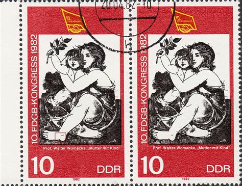 German Democratic Republic Varieties Of Postage Stamps World