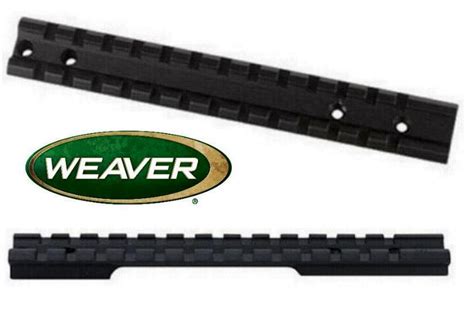 Usa Made Weaver Scope Mount Rail Fits Savage 10 Accutrigger Short