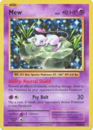 We did not find results for: Mew - 53/108 - Holo Rare - XY: Evolutions Singles - Pokemon