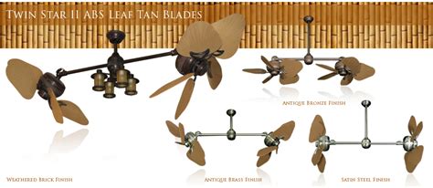 In the reviews, there are also other ceiling fan suggestions such. 35 inch Double Twin Star Tropical Ceiling Fan with ABS ...