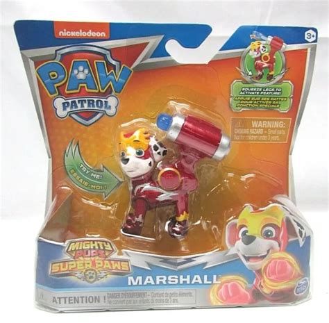 Paw Patrol Marshall Mighty Pups Super Paws Figure New Nickelodeon 14