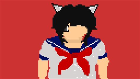 Editing My Try Yandere Chan Aka Ayano Aishi Free Online Pixel Art