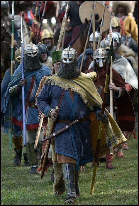 Anglo Saxon Warrior Re Enactors Armsandarmor Viking Armor Medieval