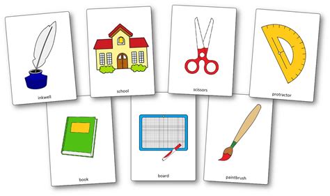 Classroom Objects Flashcards Free Printable Flashcards Speak And