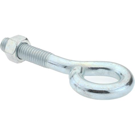 Gibraltar 3 8 16 Zinc Plated Finish Steel Wire Turned Open Eye Bolt