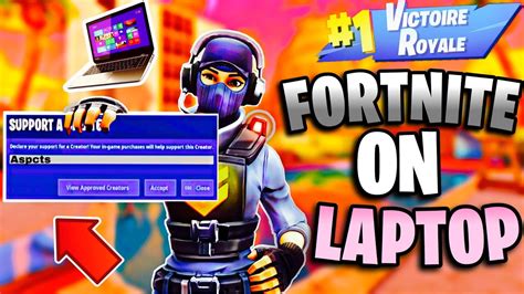 Play both battle royale and fortnite creative for free. I PLAYED FORTNITE ON A LAPTOP *Unplayable* - YouTube