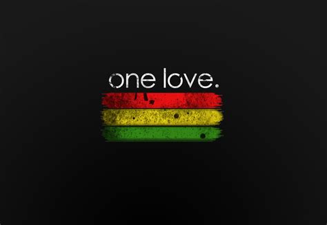 Bob Marley Logo One Love Hd Wallpaper Download One Love Wallpaper Hd