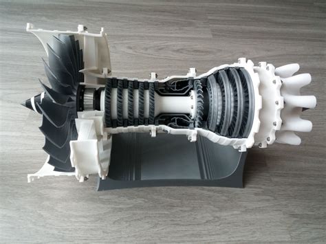 Model Of The Week 3d Printable High Bypass Jet Engine