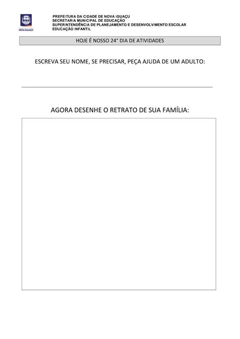 Atividades Educação Infantil 4 Anos Apostila Para Imprimir E Baixar