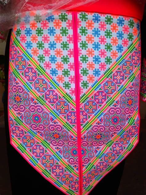 Pin by Sarika on ลายปัก | Hmong embroidery, Stitch patterns, Hmong clothes