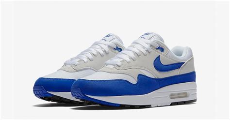 Nike Air Max 1 Og White Blue Cool Sneakers