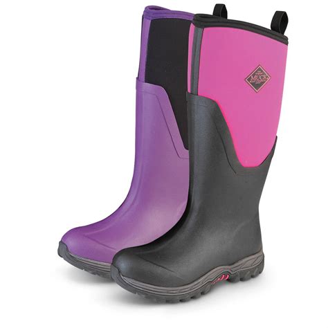 muck women s arctic sport ii tall waterproof insulated boots 651277 rubber and rain boots at