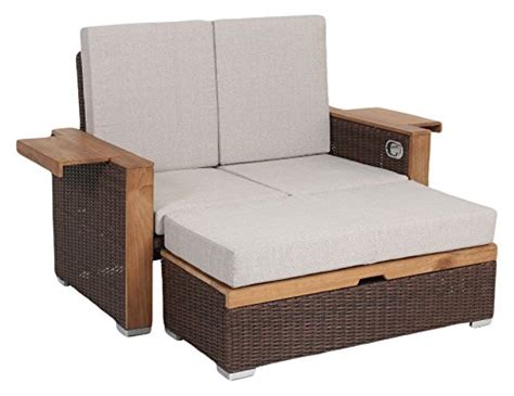 Das moderne garten sofa besitzt ein innovatives outfit aus polyrattan. greemotion 128521 Gartensofa BAHIA LANZAROTE-Lounge Sofa ...