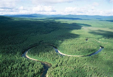 Russia North Urals Mountains Aerial View Print 14172538 Poster