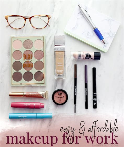Budget Friendly Easy Makeup For Work Slashed Beauty