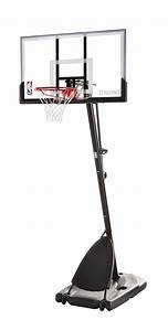 Spalding Nba 54 Quot Portable Angled Basketball Hoop With Polycarbonate