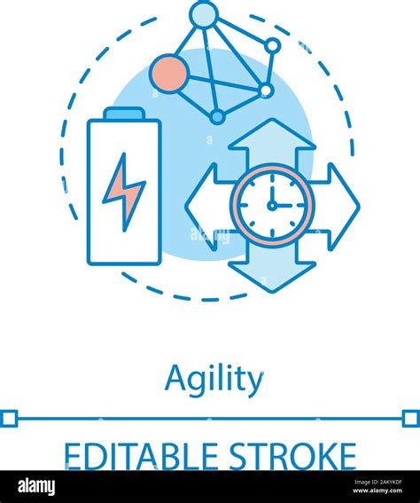Agility Concept Icon Productivity And Efficiency Deadlines Respect