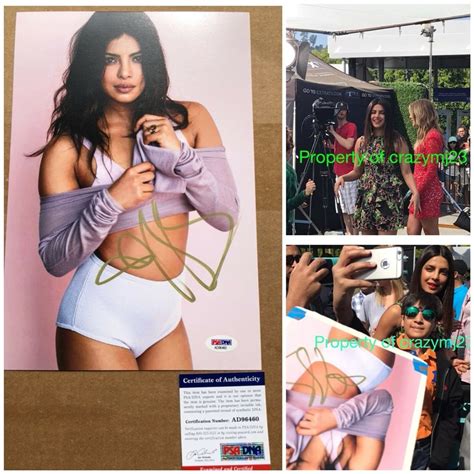 Priyanka Chopra Signed Sexy Photo Baywatch Quantico Ind