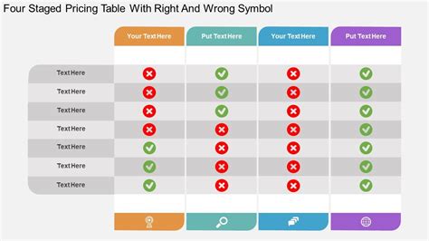 Flat Pricing Table