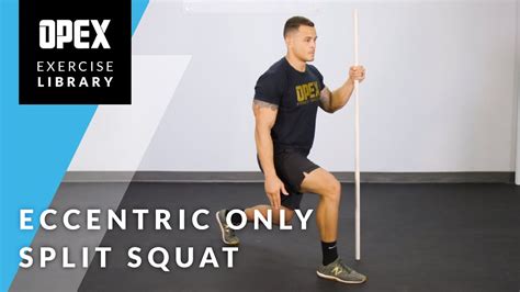 Eccentric Only Split Squat Opex Exercise Library Youtube