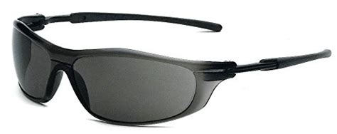 galeton 9200161 rail anti scratch wrap around lens safety glasses gray smoke tools