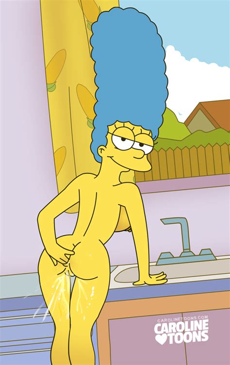 Marge Showing Off Her Wet Pussy Simpsons Porn