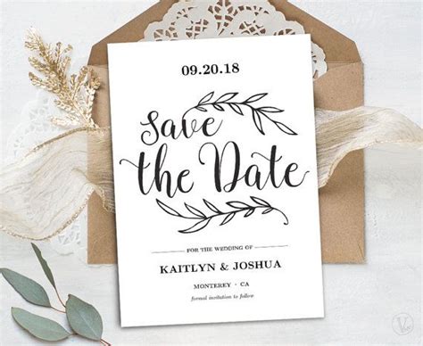 Free Printable Save The Date Cards For Weddings