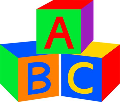 Abc Baby Blocks Free Clip Art
