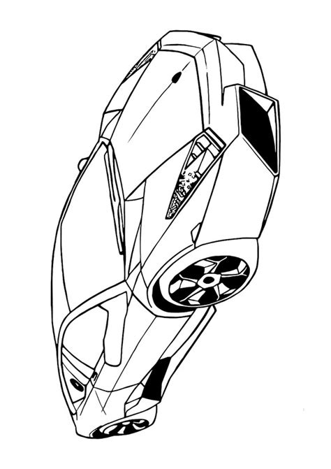 Colorare Automobile Disegno Una Bellissima Lamborghini