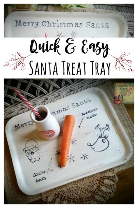 Quick Easy Santa Treat Tray